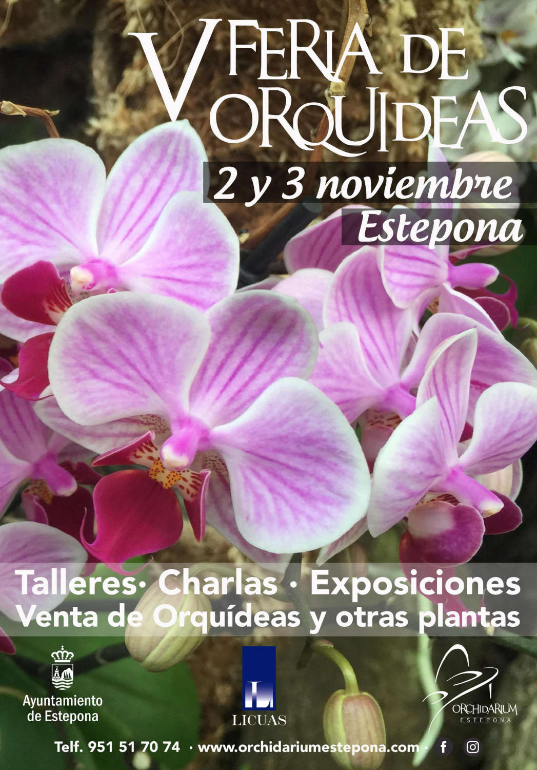 El Parque Botánico Orquidario de Estepona acoge la celebración de la V Feria de Orquídeas