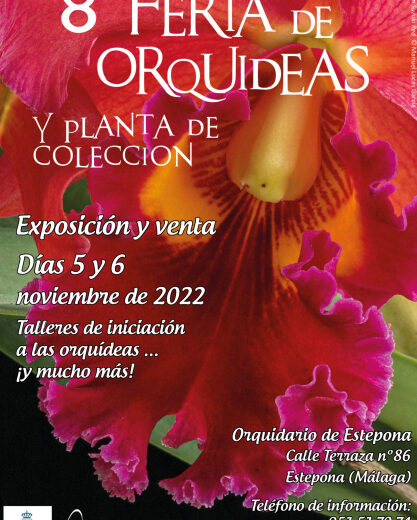 El Parque Botánico-Orquidario de Estepona acoge la VIII Feria de Orquídeas y Plantas de Colección